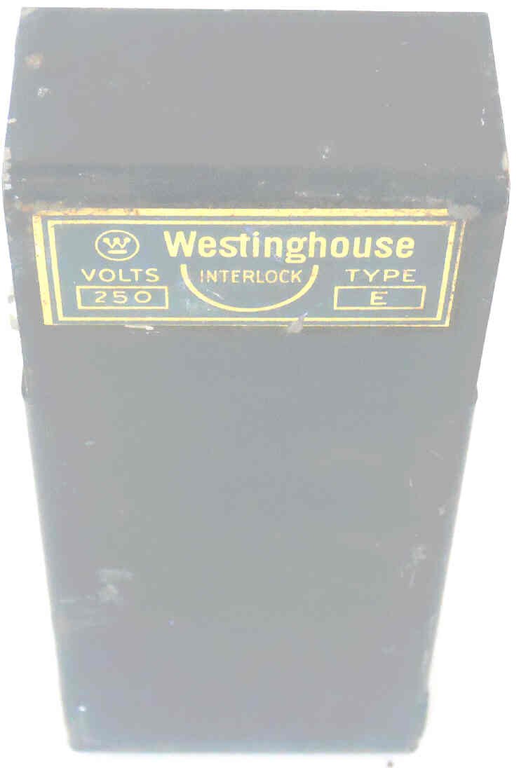 OEM WESTINGHOUSE TYPE 'E' INTERLOCK AS SHOWN