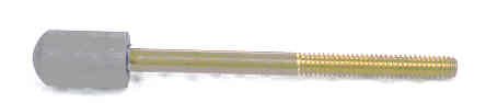 CONTACT, CARBON, BRASS STEM, 5/8 X 3/8 CARBON, 21/8 X 1/8 STEM, THREAD 3/8