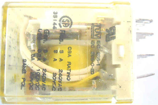 IDEC 4PDT ICE CUBE RELAY, 12 VDC, NEON & TEST IDEC # RY4S-ULC DC12V