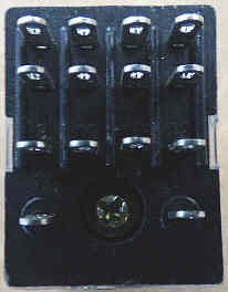 RELAY, ICE CUBE, 4PDT, 120 VAC, WITH NEON & TEST, CYBERDYN # HJQ-22F-AC 120V-1-T