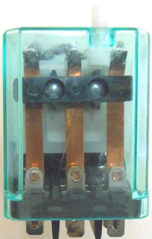 MIDTEX 3PDT RELAY, KUP BASE, 110 VDC, MIDTEX # 157-23F2LC