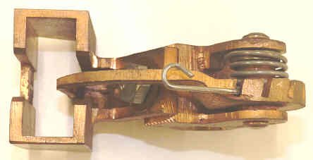 HOLDER, FOR 2 X 1 X 3/8 BRUSHES, SHORT BASE, 5/8 STUD OTIS # 6134G7