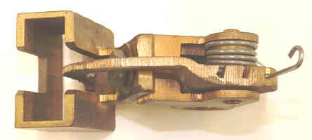 HOLDER, FOR 2 X 1 X 3/8 BRUSHES, LONG BASE, 5/8 STUD OTIS # 6134G6