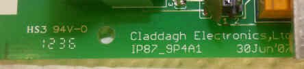 BOARD, CIRCUIT, IP8300, TOP OF CAR SELECTOR, CLADDAGH # IP87-9P4A1