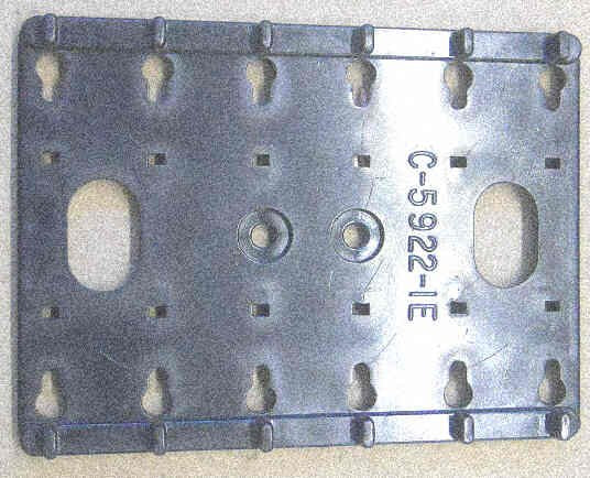 BASE, CONTACT, 6 N.O./6 N.C., CASTING # C5922-1E GAL #LC-0079N
