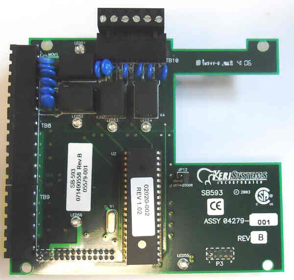 BOARD, CIRCUIT, ACCESS CONTROL KERI SYSTEMS # 04279-001 REV B