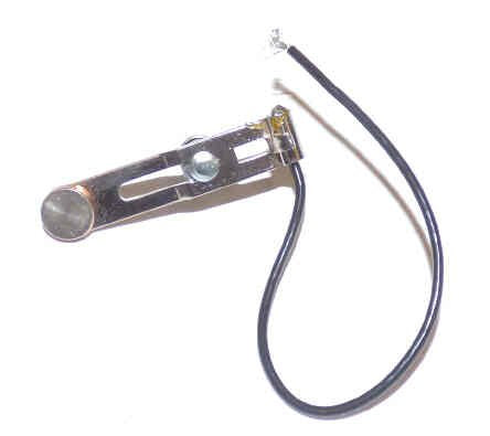 CONTACT, MOVABLE, FINGER, RH, SHORT LEAD, 3/8 SILVER TIP GAL # LC-0029R