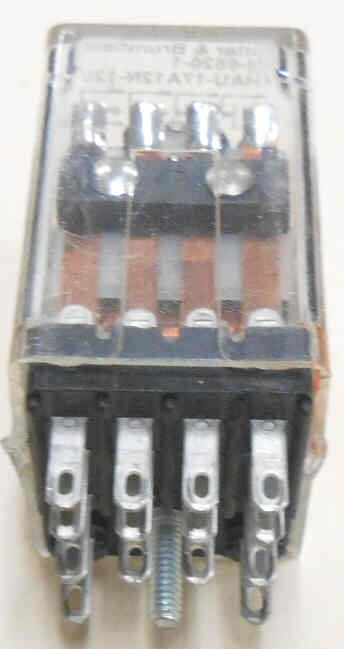 RELAY, POWER, 4PDT, NEON POTTER BRUMFIELD # KHAU-17A12N-120