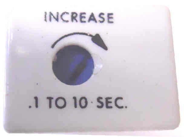 TIMER, ICE CUBE BASE, .1-10 SECONDS , 120 VAC MONTGOMERY # P47261