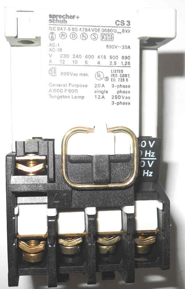 RELAY, CONTROL, 3NO/1NC CONTACTS, 120V AC COIL SPRECHER & SCHUH CS3-31E-120