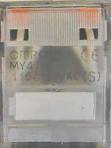 RELAY, ICE CUBE, 4PDT, 110-120 VAC OMRON MY4AC110 OR EQUAL