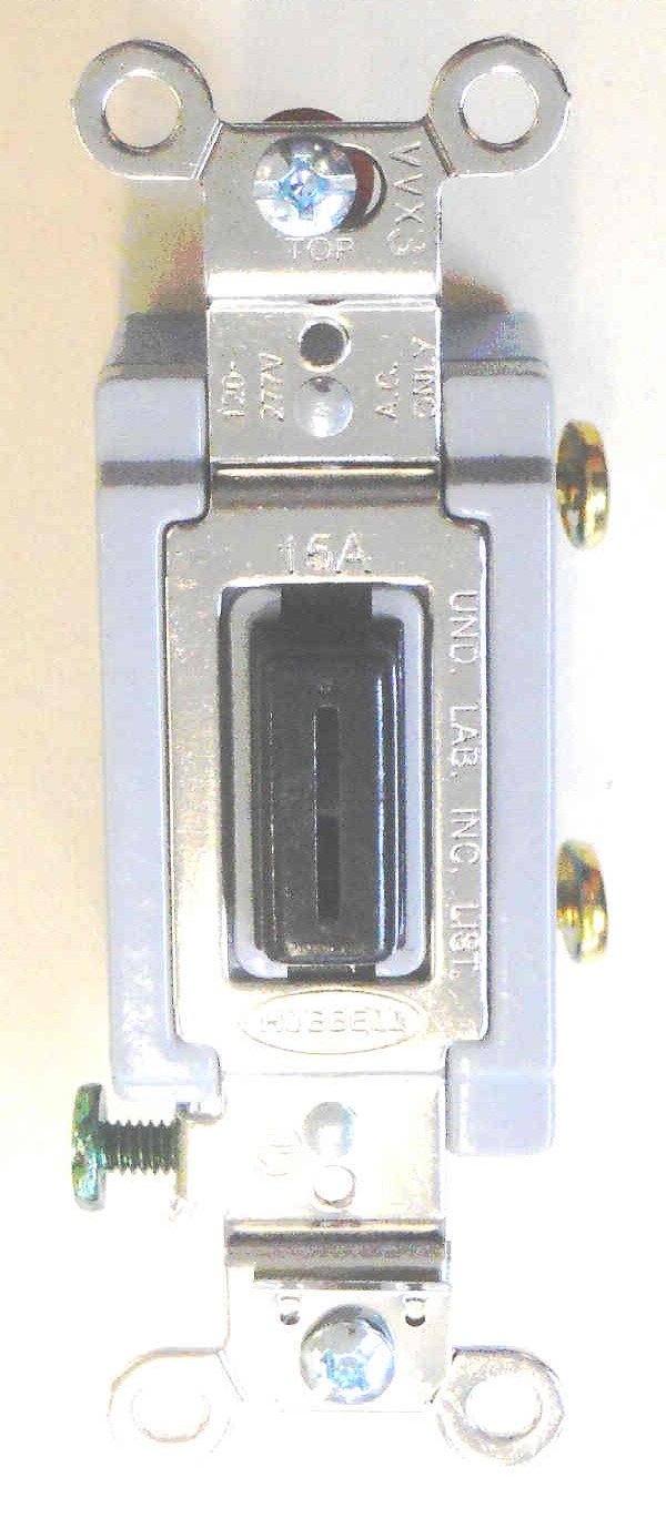 SWITCH, LIGHT, KEYED, 15 AMP HUBBELL