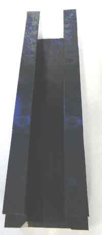 GIB, INSERT, NYLATRON, 5 1/2 X 1 3/8 X 1 3/8, 1 X 5/8 SLOT OTIS # 390AP1