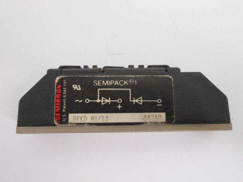 RECTIFIER, DIODE MODULE, SEMIKRON SKKD81/12