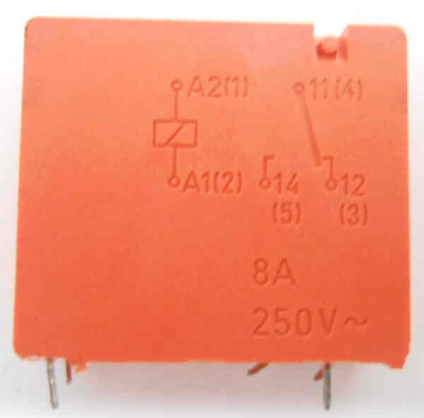 RELAY, POWER, ENCLOSED, 10 AMP @ 240 VAC SCHRACK # RP010012
