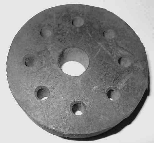 BUSHING, FACE RUBBER FOR WESTINGHOUSE 3 ROLLER GUIDE WESTINGHOUSE 144A280H02