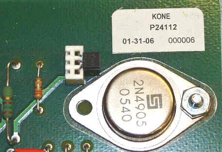 BOARD, CIRCUIT, ACCELERATION & DECELERATION KONE # P-24112 MONT # 46249