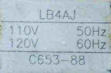 COIL, CONTACTOR, 120V 60 /110V 50 HZ. GENERAL ELECTRIC # LB4AJ