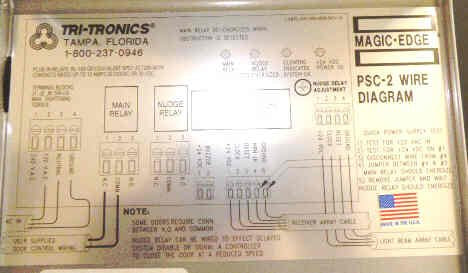 TRI-TRONICS, SUPPLY, POWER, MAGIC EDGE 2, MODEL PSC-2, 120-240 VAC