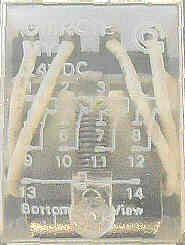RELAY, ICE CUBE, 14-PIN, 4PDT BIFURCATED CONTACTS 5A, NEON OMRON MY4ZN120AC