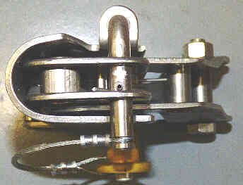 CABLE GRAB, STAINLESS STEEL, USED WITH 5/16 - 3/8 SS WIRE ROPE