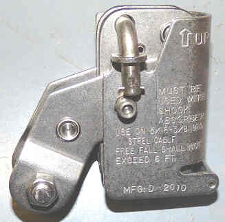 CABLE GRAB, STAINLESS STEEL, USED WITH 5/16 - 3/8 SS WIRE ROPE