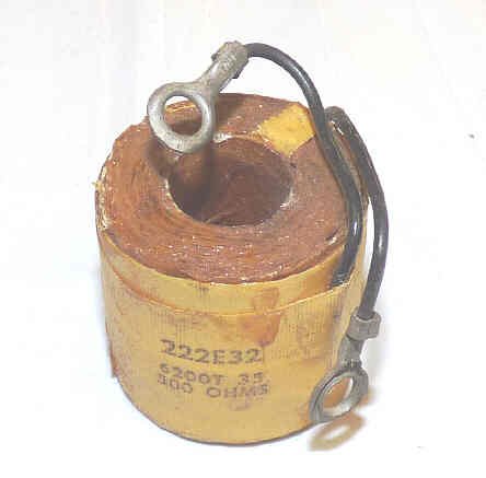 COIL, A6164 RELAY, 6200T35, 500 OHM, 1.30 O.D. x .560 I.D. OTIS # 222E32