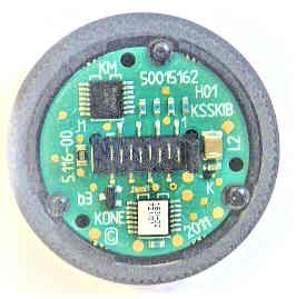 PUSHBUTTON, BLANK, PCB, MODULAR, KONE # KM51221422G090