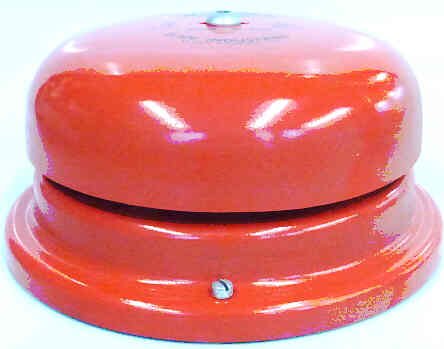 BELL, ALARM. 6 DIAMETER, 6 VDC, 250MA, RED HONG CHANG HC-1006