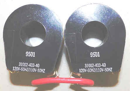 COIL, SET OF 2, HOIST CONTACTOR, 115 VAC, 60HZ SQUARE D 31002-403 40