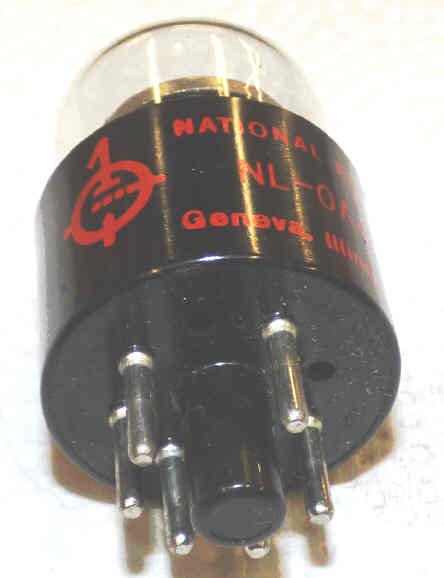 TUBE, COLD CATHODE, GAS TRIODE OCTAL BASE COMMERCIAL # OA4G