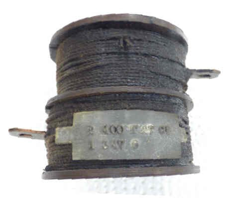 COIL,1 S MAGNET SW/ 2400T27, 52 OHM 2.5 O.D. x 1.12 I.D. x 2.25 OTIS # 13476