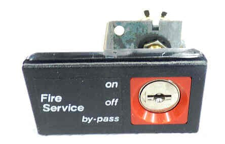 SWITCH, KEYED, FIRE SERVICE, SES ANSI PHASE 1, OTIS # AAA7069BH108