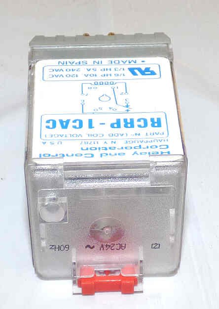 RELAY, SPDT, 24 VAC, 8 PIN OCTAL BASE, RELAY & CONTROL # RCRP1CAC24