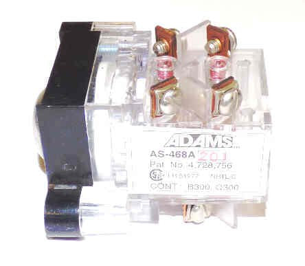 SWITCH, KEYED, WITH KEYS ADAMS # AS-468K01