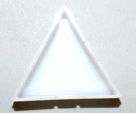 ARROW, FROSTED, LEXAN, 2 1/2 H, HALL LANTERN WESTINGHOUSE # 1718C18H01