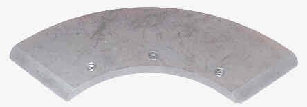 SEGMENT, METALIZED CARBON, 2 X 6 5/8, CAR SWITCH OTIS # 165345