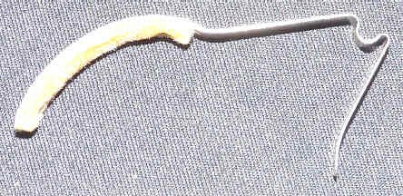 WIPER, 3 1/4 ROLLER, FELT WITH STEEL SPRING CLIP RETAINER GAL # HH-1-2-E