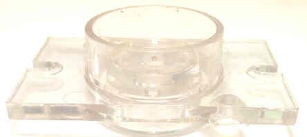 BASE, LUCITE, CLEAR, FOR O-B35/55 SERIES PUSHBUTTONS OTIS # 306PJ2