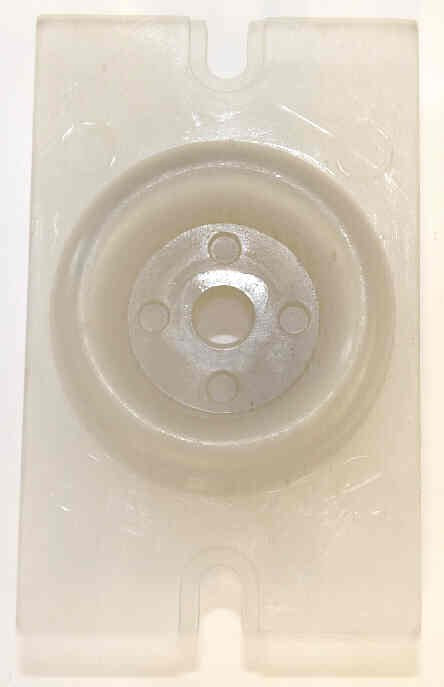 BASE, LUCITE, FROSTED, FOR O-B35/55 SERIES PUSHBUTTONS OTIS # 306PJ2