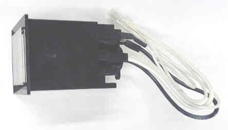 PUSHBUTTON, BLACK, SQUARE, WHITE INSERT, BLANK US # 167-03017-100