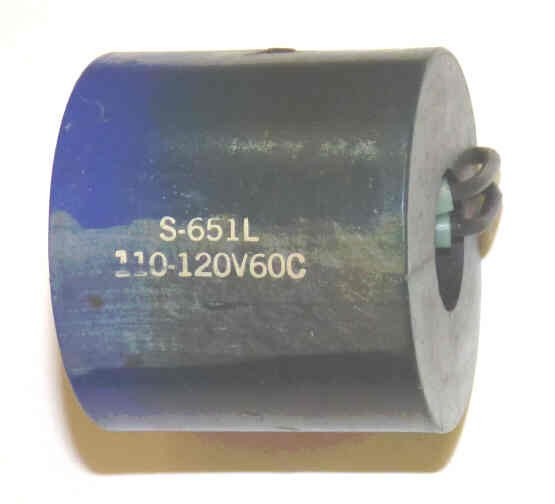 COIL, VALVE, UV-7 & UB-V-7BC VALVES, 110-120 VAC, 32 OHMS EECO # S651