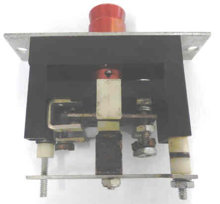 SWITCH, STOP, EMERGENCY, RED ANODIZED ALUMINUM HAUGHTON # TYPE 'E'