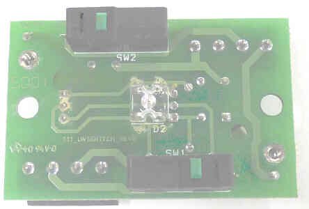 BOARD, CIRCUIT, HALL STATION, RED LED SFC # 206E-RED