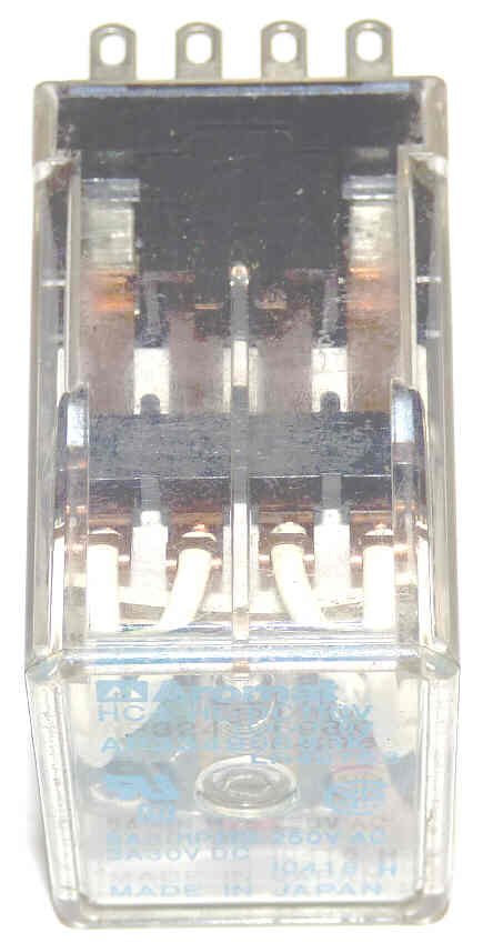 RELAY, POWER, ICE CUBE, 4PDT, 110 VDC, 5 AMP, LED AROMAT HC4-HL-DC110