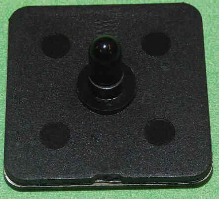 PLATE, BRAILLE, STUD TYPE, 1 1/4 SQUARE MARKED DOOR OPEN