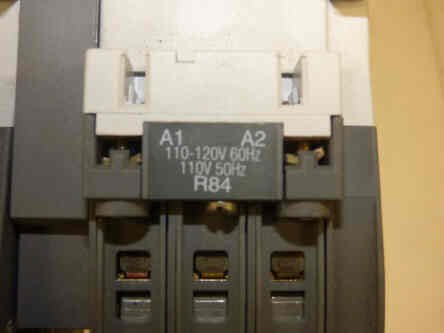 CONTACTOR, POWER, 3 POLE, 120 VAC, ASEA BROWN BOVERI # A9-30-10