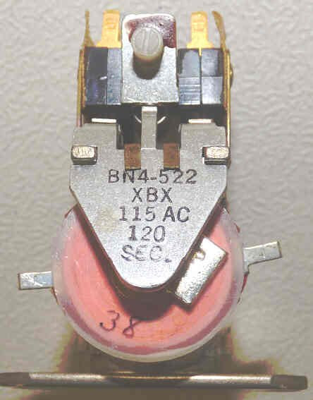 TIMER, RELAY, 115 VAC, 120 SECONDS HEINEMANN # BN4-522 XBX