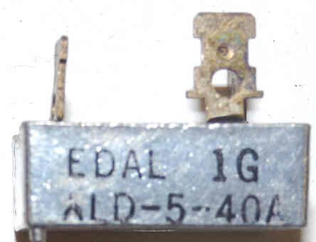 RECTIFIER, EDAL, ALD-5-40A, SINGLE PHASE