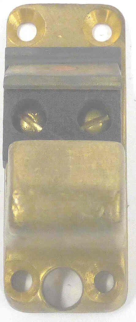 KEEPER, BRONZE, WITH CONTACT, L INTERLOCK, OTIS # 132028